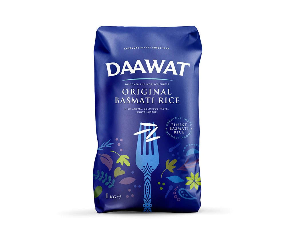 Daawat Blue Original Basmati Rice 1kg Spicebazar